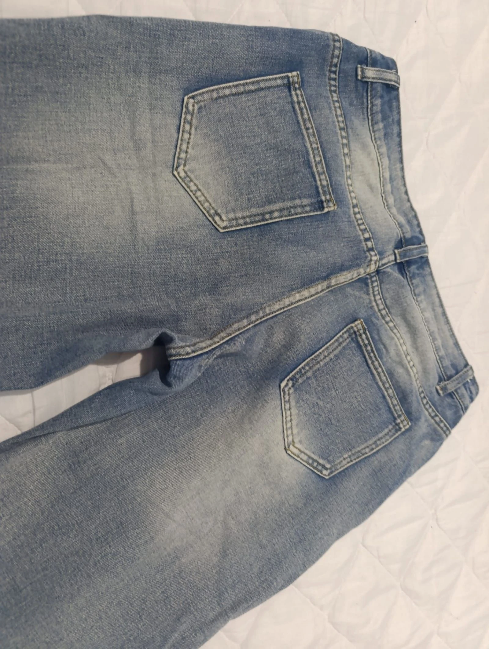 Jeans Short bermudas largas até o joelho tamanho M – photo 13